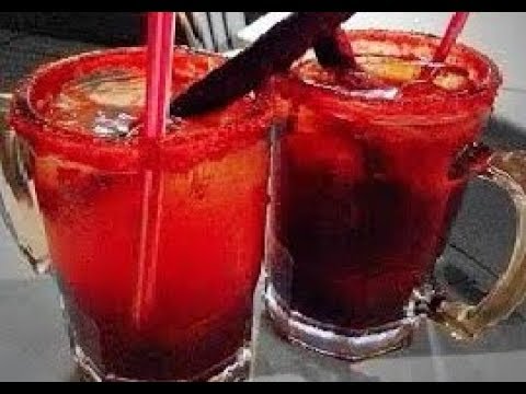 MICHELADA - CHAMOCHELA - Bebida con cerveza y chamoy - disfruta del fútbol con esta rica bebida