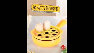 美規110V無火煮鍋電炒鍋煎蛋器蒸蛋器煮蛋機迷你宿舍煎鍋全自動斷電家用電炒鍋雙層蒸鍋煎蛋鍋無火炒菜鍋學生租屋多功能電鍋