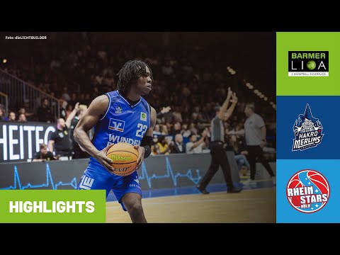 ProA: HAKRO Merlins Crailsheim vs. RheinStars Köln | Highlights