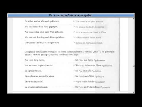 Curs de limba Germana incepatori (tema+dictionar) - Lectia 30