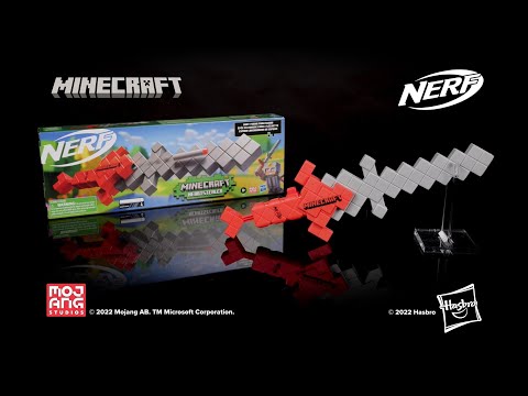 Бластер Hasbro Nerf Майнкрафт меч Хартстілер (F7597)