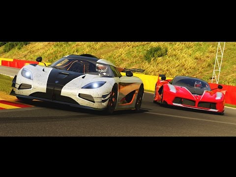 Forza 6 - With Ahmad! - Koenigsegg One:1 VS Ferrari FXX K - Track Battle!