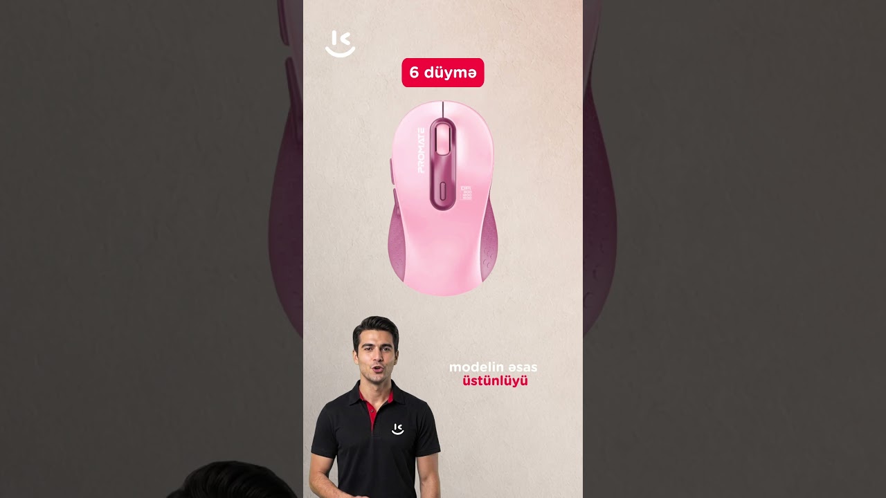 Mouse Promate Ken Pink