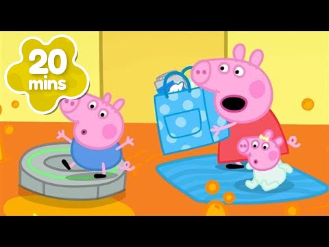 Peppa and George Play 'The Floor is LAVA!' 🔥 Peppa Pig Full Episodes | 20 Minutes