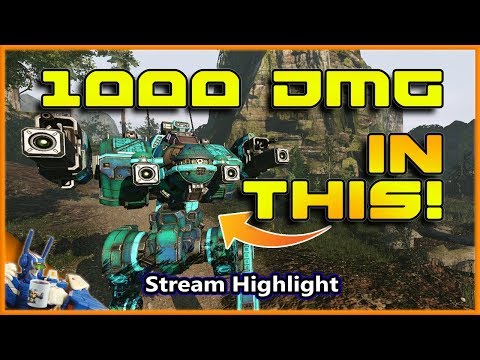 1000 DAMAGE Osiris Sekhmet! : Mechwarrior Online - MWO