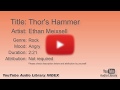 Thor S Hammer Ethan Meixsell Rock Angry YouTube Audio Library BGM