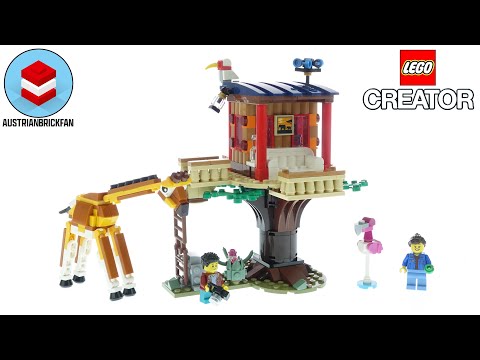 Vidéo LEGO Creator 31116 : La cabane dans l’arbre du safari