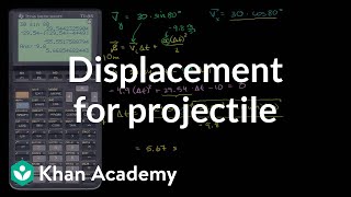 Total Displacement for Projectile