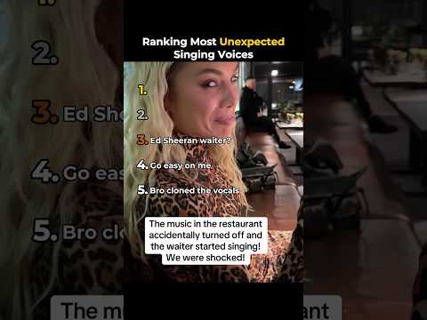 Ranking Most Unexpected Singing Voices