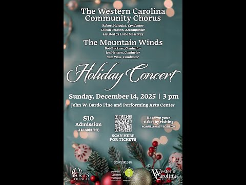 Mountain Winds Community Band Holiday Concert 2025