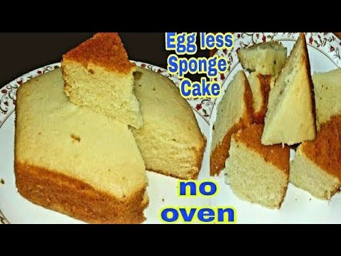 Eggless cake recipe without oven/Sponge cake in pan/Condensed milk cake/Cake Recipe by Divya /Cake