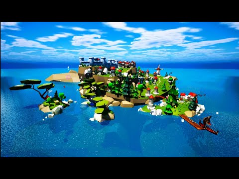 Unreal Engine 5 Low Poly Beach Side Project Sample!
