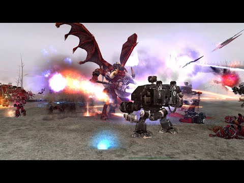 Unification Mod 2021: Black Templars vs Chaos Space Marines vs Necrons vs Orks - WH 40K: Soulstorm