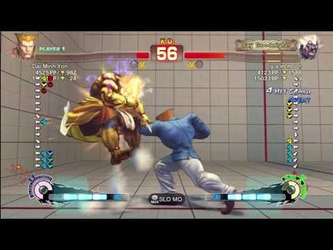 Dieminion (Guile) vs gammon (Oni)