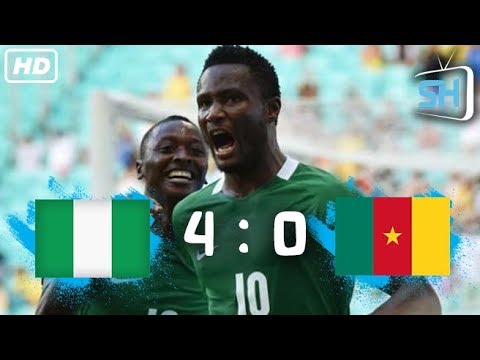 Nigeria vs Cameroon 4-0 World Cup Qualifiers All Goals and Highlights August 31,2017