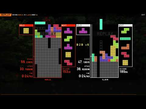 First Win vs Iljain - TETR.IO