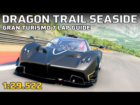 GT7 Two Million Credit Lap Guides - Dragon Trail Seaside - Pagani Zonda R