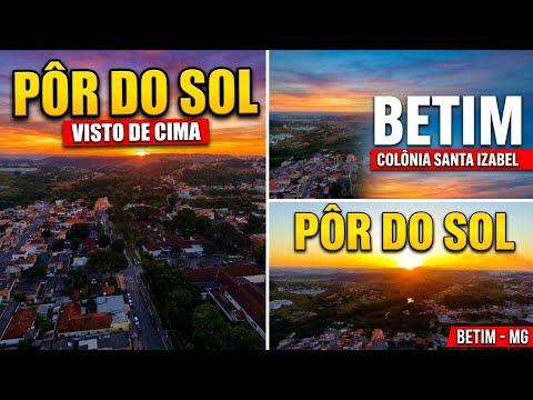 Pôr do sol em Betim (Colônia Santa Izabel)