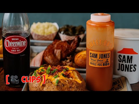 Taste Test: Brits Try Whole Hog BBQ for the First Time! 🇺🇸🐖 | Sam Jones BBQ in North Carolina
