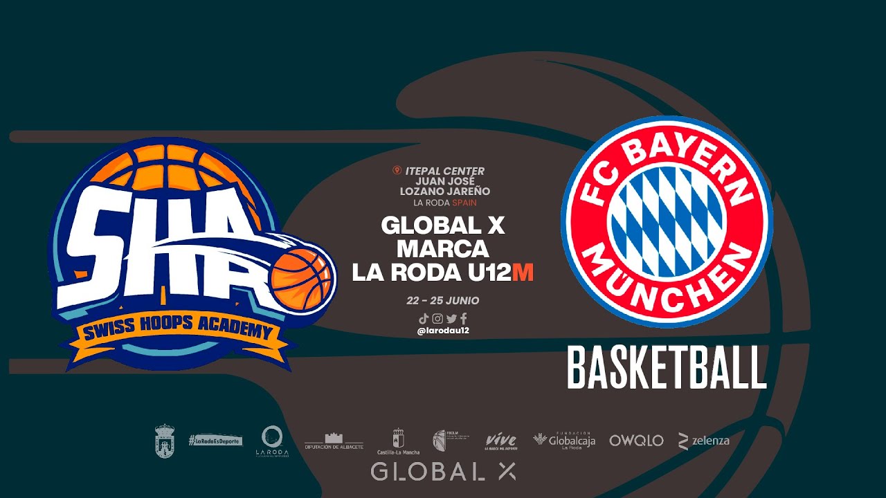 U12M.  SWISS HOOPS ACADEMY vs BAYERN MUNICH. Torneo Internacional GLOBAL X Future Stars La Roda 2023