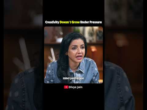 Creativity needs space, not survival