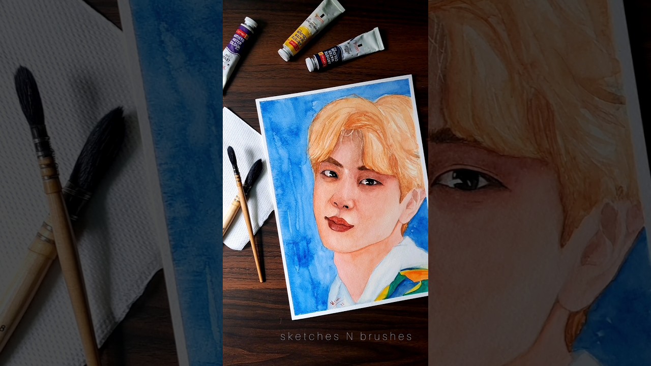 wait for end / BTS fan art #jin #bts #army #ytshorts #youtubeshorts