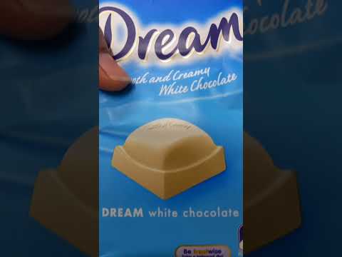 Cadbury  Dream white chocolate amazing taste asmr #short #asmr #viral #fyp #trending