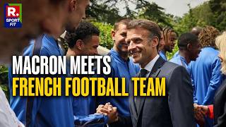 Download lagu FIFA World Cup 2026: French President Emmanuel Macron Meets Kylian Mbappe And French Football Team mp3 Download lagu FIFA World Cup 2026: French President Emmanuel Macron Meets Kylian Mbappe And French Football Team mp3