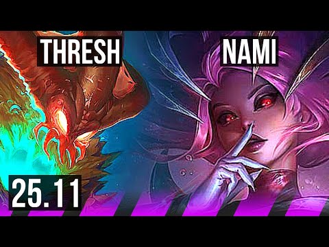 THRESH & Smolder vs NAMI & Lucian (SUP) | 4/3/25, Rank 14 Thresh | VN Challenger | 25.11