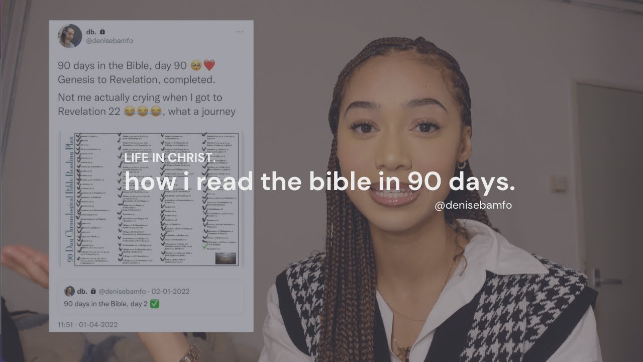 how i read the Bible in 90 days.