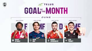 VOTE NOW TELUS Goal of the Month | June 2026