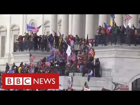 特朗普支持者衝進國會大廈，強行封鎖國會，華盛頓一片混亂 - BBC News (Chaos in Washington as Trump supporters storm Capitol and force lockdown of Congress - BBC News)
