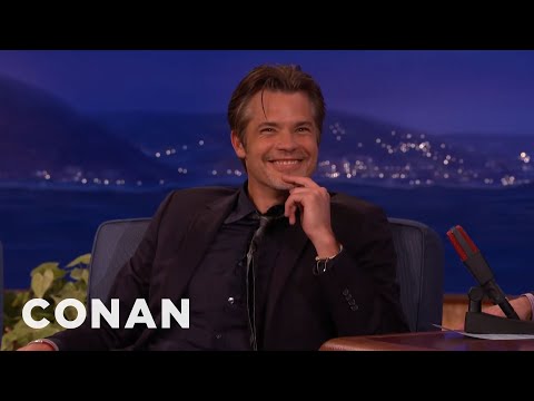 Timothy Olyphant Outs The One D-Bag On "Justified" | CONAN on TBS
