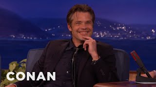 Timothy Olyphant Outs The One D-Bag On "Justified"  - CONAN on TBS