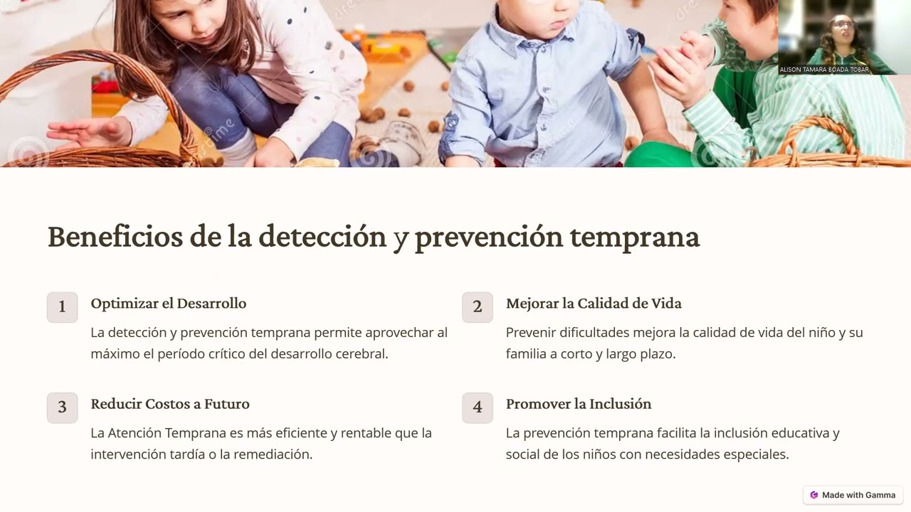 Tema 4: Atención Temprana y Prevención de Dificultades.- Parte 2