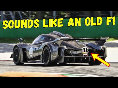The NEW 2022 Pagani Huayra R Hypercar Sounds Like an Old F1 Car! - 9.000-RPM V12 N/A Engine at Monza
