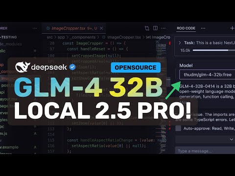 GLM-4 32B (+ Free APIs) + RooCode & Cline: I'm BLOWN AWAY by this INSANE Model (Beat 32B Coder!)