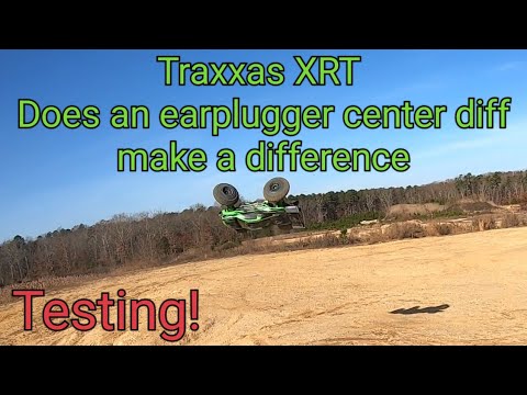 Traxxas XRT Earplugged center diff! Does it make a difference?