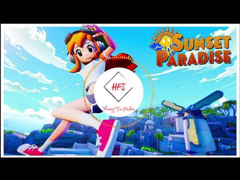 Sunset Paradise Theme Audio Visualizer