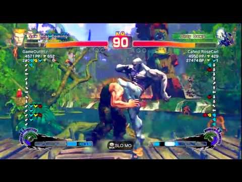SSF4 AE CafeidRoseCarl Vs Gameoutttt