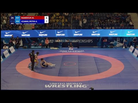 Eighth Final • WW 65Kg • Mouda Badawi Hamed Ahmed HAMDOUN (EGY) vs. Aiana ASAMALIKOVA (KGZ)