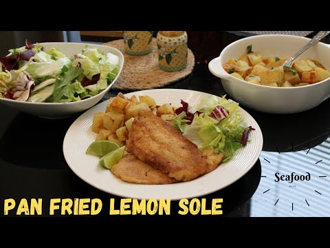 Pan Fried Lemon Sole Recipe || Simple Pan Fried Fish Fillet Recipe || How to cook Lemon Sole