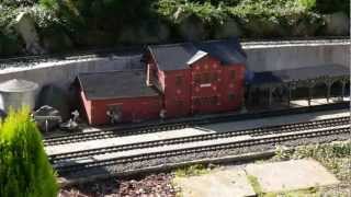 preview picture of video 'Eisenbahnwelten Kurort Rathen  -  LGB Modellbahn  -  LGB Anlage'