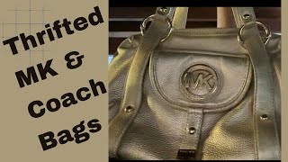 Thrifting MK and Coach Handbags! #designerhandbags #reselling #designerhaul
