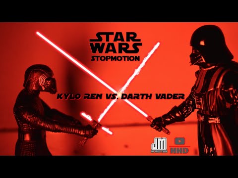 STAR WARS STOPMOTION - KYLO REN VS DARTH VADER (Collab with Joka Movies)
