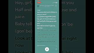 She Knows | Ne-Yo FT. Juicy J | Lyrics - REMIX #sheknows #shorts #tiktokviral