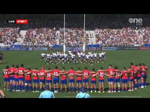 Samoa perform the Manu Siva Tau vs Chile!