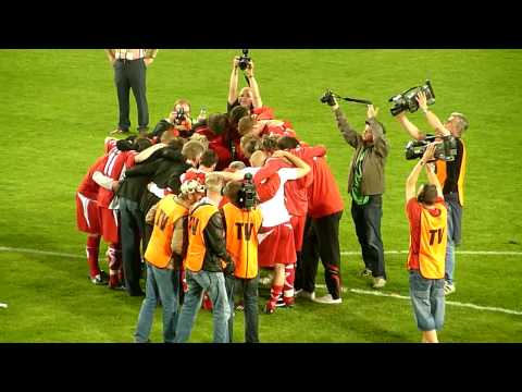 Pokalfinale Sachsen-Anhalt 2009 Hallescher FC vs. FC Magdeburg Braham nagelt die Luft