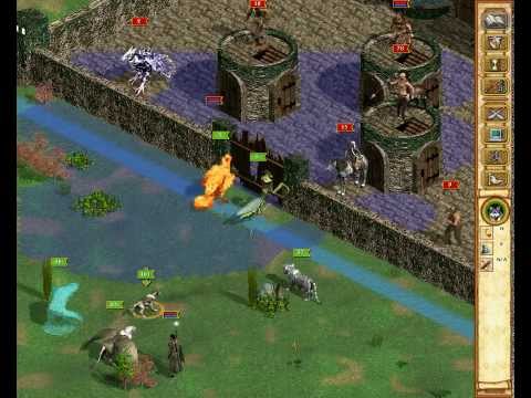 Heroes of Might & Magic 4 multiplayer - Game 2 (Nature vs Might)