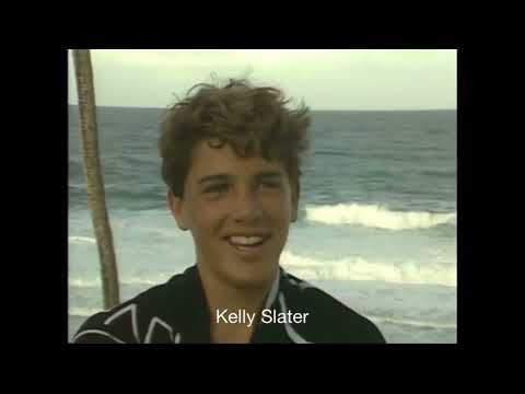 kelly Slater (16-17yo) Trestles Highlights / 88-89 (before Black & White) (edit)